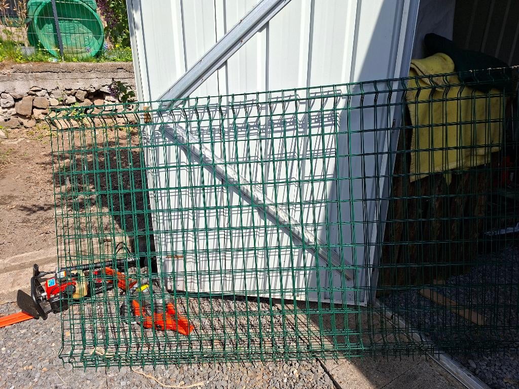 Treillis, Jardin & Terrasse, Enlèvement, Neuf, Fer, Clôture en treillis métallique