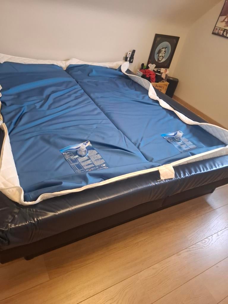 Volledig waterbed met Nieuwe duo gestabiliseerde matras!, Huis en Inrichting, Slaapkamer | Waterbedden, Ophalen, Duo-systeem, Tweepersoons