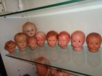 Poppen hoofden Celluloid. O.A. Schildpad, Ophalen of Verzenden, Zo goed als nieuw, Pop