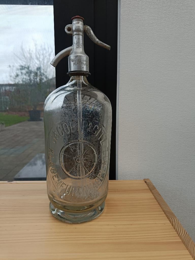 Grote sodafles. Sifonfles. Spuitfles. Hoogte: 35 cm., Enlèvement ou Envoi