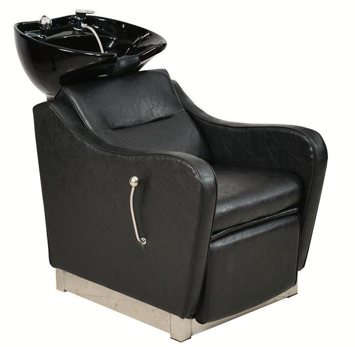 Wasunit zwart voetsteun kapper kapsalon black wash hairwash, Maison & Meubles, Accessoires pour la Maison | Autre, Neuf, Enlèvement ou Envoi