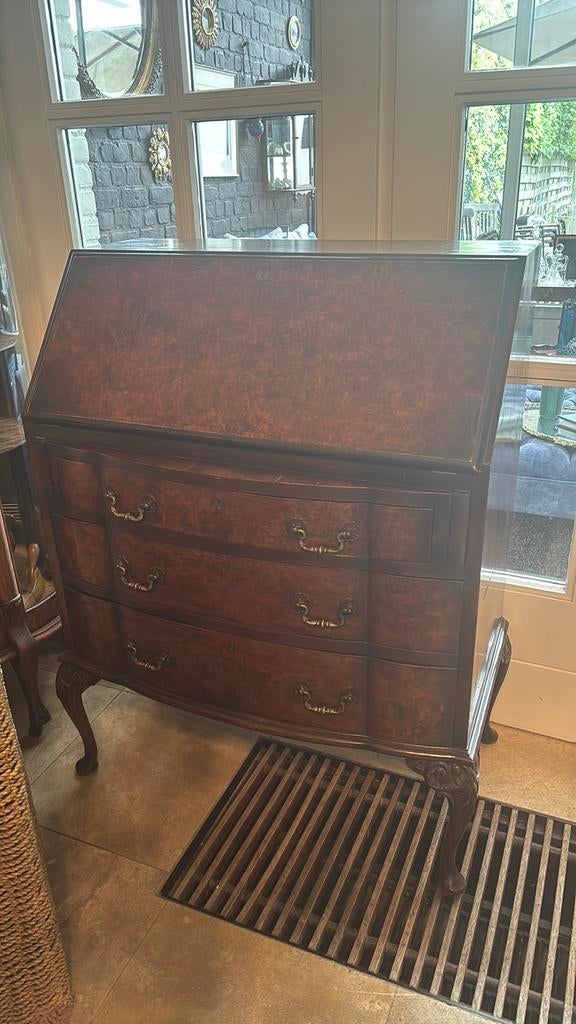 Antieke eiken secretaire, ca. 1900, Ophalen, Gebruikt, Victoriaans