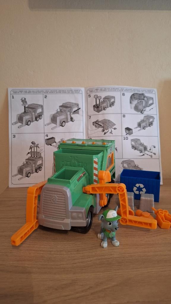 Pat'Patrouille Rocky et son camion pour le recyclage, Enlèvement, Comme neuf