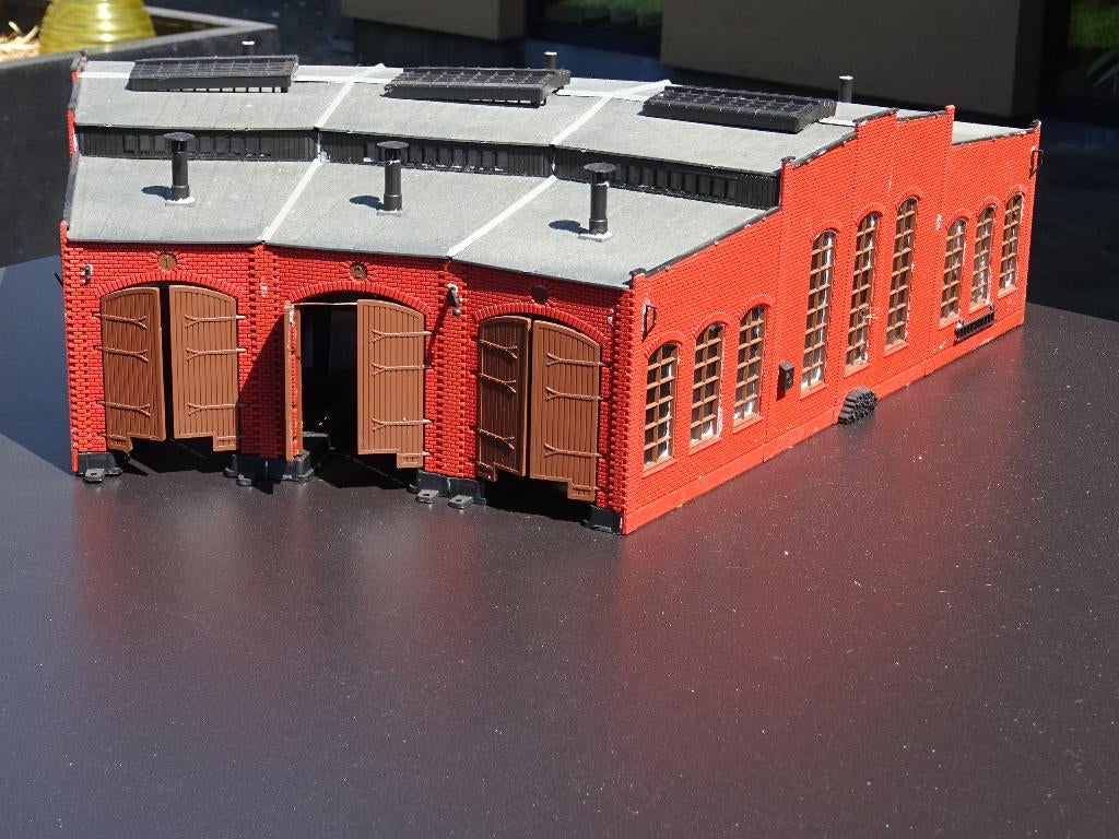 Locomotievenloods - Märklin - HO, Hobby en Vrije tijd, Modeltreinen | H0, Gebruikt, Brug, Tunnel of Gebouw, Märklin, Ophalen of Verzenden