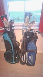 2  startersets voor golf: zak + 7 clubs (1 dames + 1 heren), Sport en Fitness, Ophalen, Zo goed als nieuw, Set, Overige merken