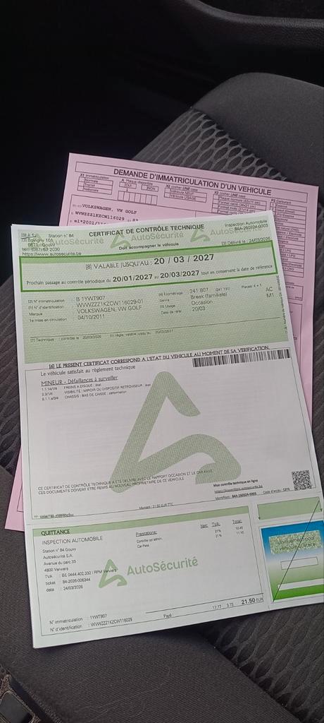 VW Golf 6, Autos, Volkswagen, Particulier, ABS, Phares directionnels, Airbags, Air conditionné, Bluetooth, Feux de virage, Verrouillage central