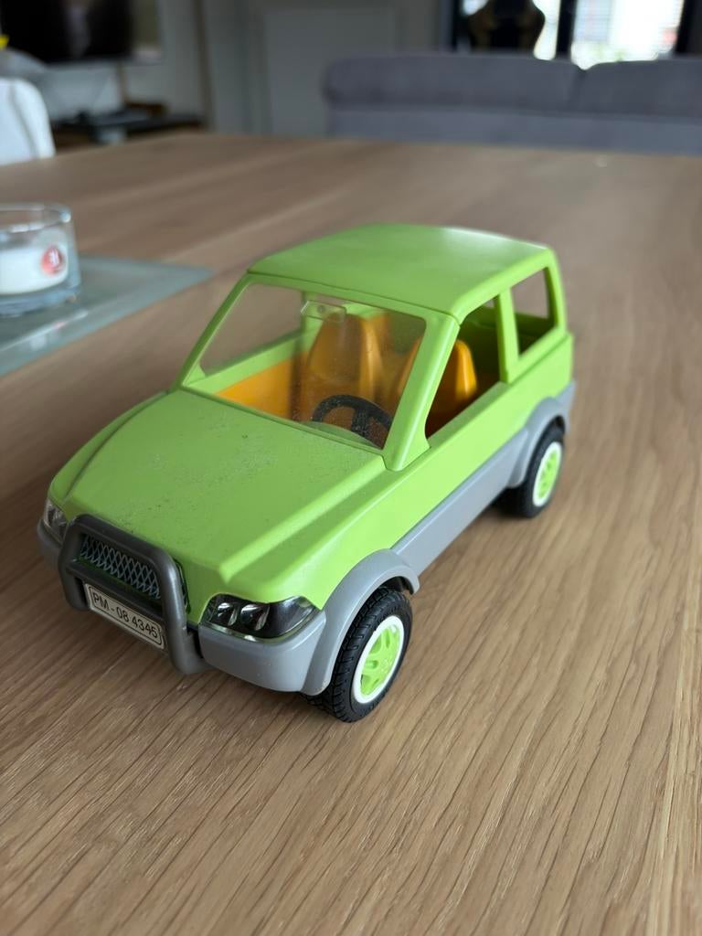 Playmobil 4345 groene auto, Kinderen en Baby's, Speelgoed | Playmobil, Ophalen of Verzenden, Gebruikt