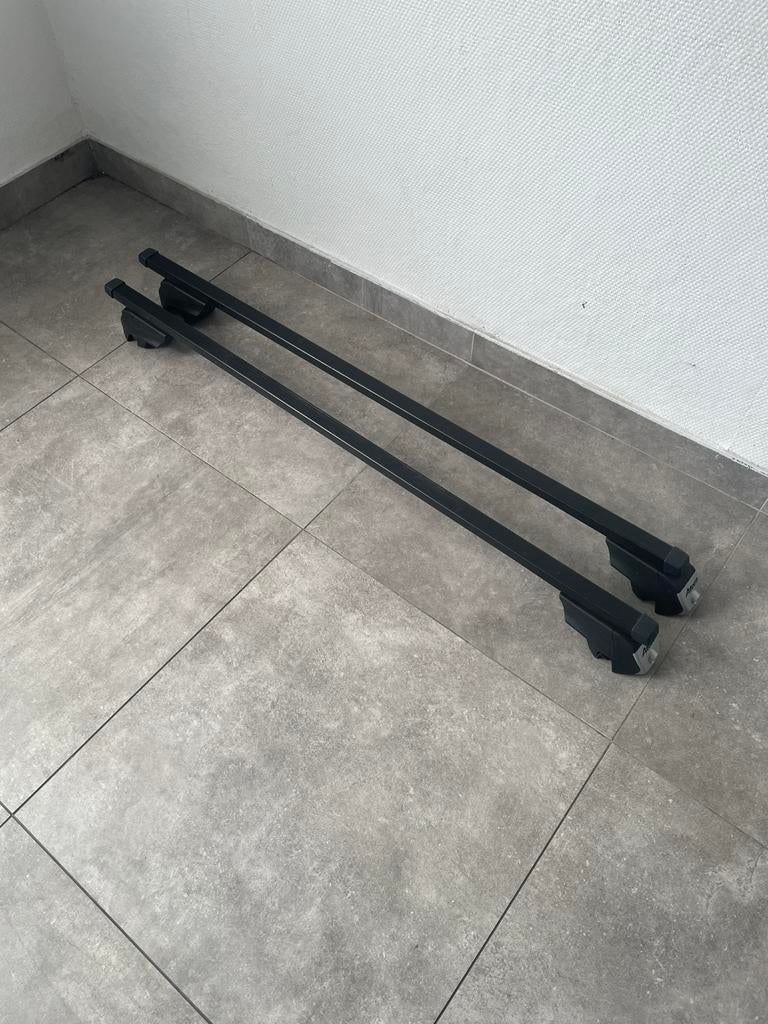 Universaal dakdragers voor open dakrails, Ophalen, Zo goed als nieuw