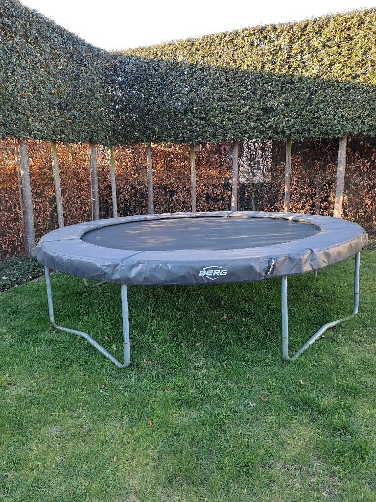 Trampoline Berg Champion 3m30, Ophalen, Gebruikt