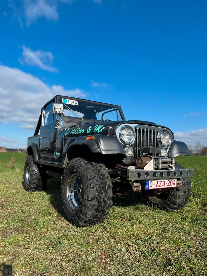 Mooie CJ7 V8 5.9 l met bijhorende accessoires te koop, Auto's, Oldtimers, LPG, Ophalen