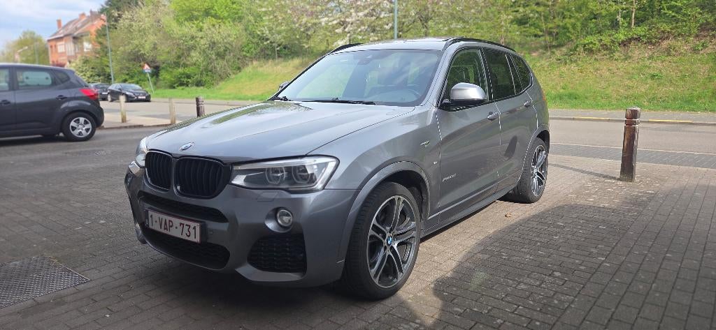 BMW X3 2016 – Full options – Entretien BMW – Très bon état, Cuir, Argent ou Gris, Achat, 139 g/km