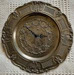 Decorative tinnen wandklok – Ø 35 cm, zeer goede staat, Antiek en Kunst, Ophalen of Verzenden