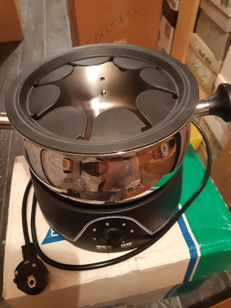 Appareil fondue 6 personnes, Electroménager, Fondue, Enlèvement, Neuf, Électrique, Service à fondue