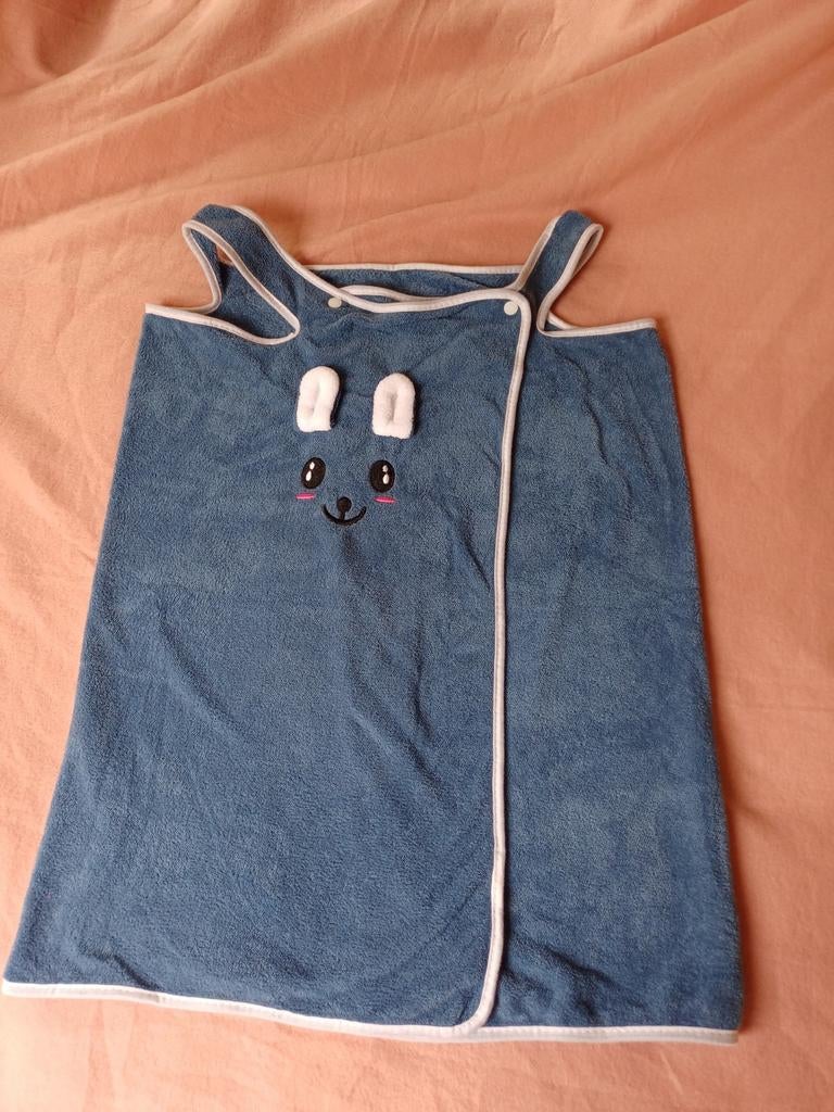 Serviette de bain -robe enfant, Maison & Meubles, Enlèvement ou Envoi, Neuf, Bleu, Serviette