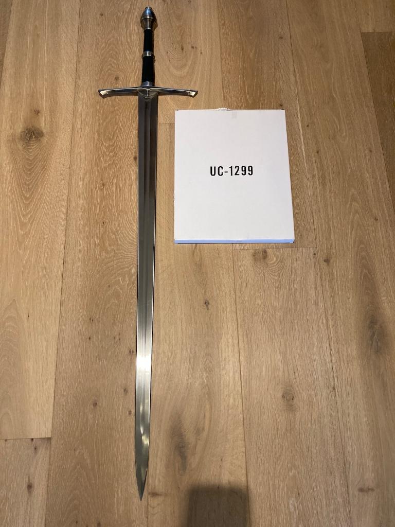 United Cutlery UC1299 Sword of Strider, Verzamelen, Lord of the Rings, Zo goed als nieuw, Replica, Ophalen of Verzenden
