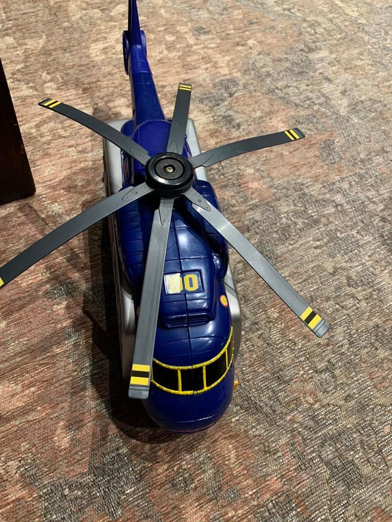 Speelgoed helikopter voor vervoer kleine speelgoedwagens, Ophalen, Zo goed als nieuw