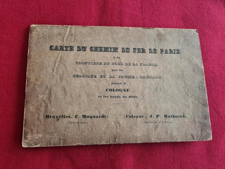 Rare chemin de fer Franco- Belgo - Prussien, Collections, Trains & Trams, Utilisé, Train, Envoi