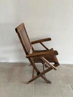 Teakhouten terrasstoelen, Tuin en Terras, Ophalen, Zo goed als nieuw, Inklapbaar