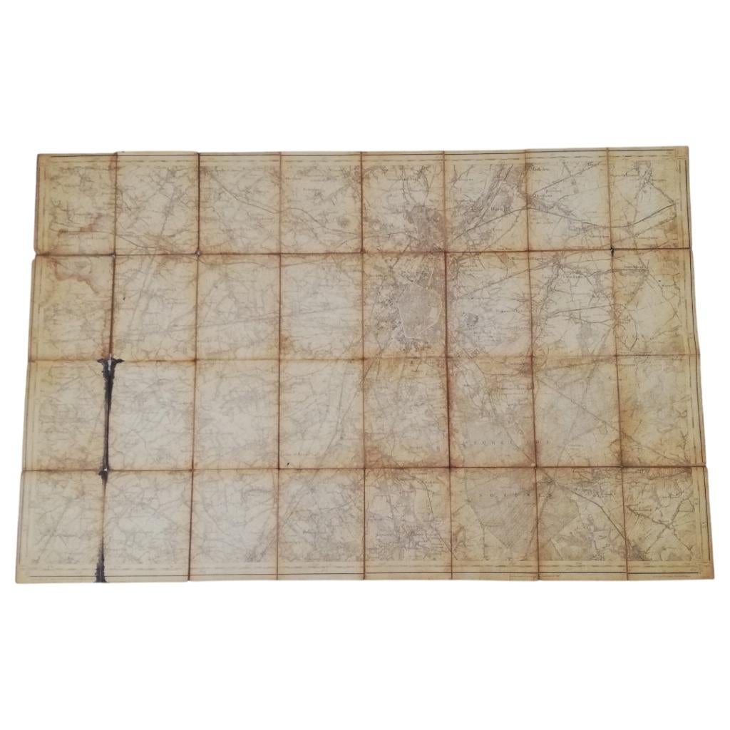 Armée belge - Carte de l'état-major de Bruxelles - 1893, Enlèvement ou Envoi, Armée de terre, Autres types