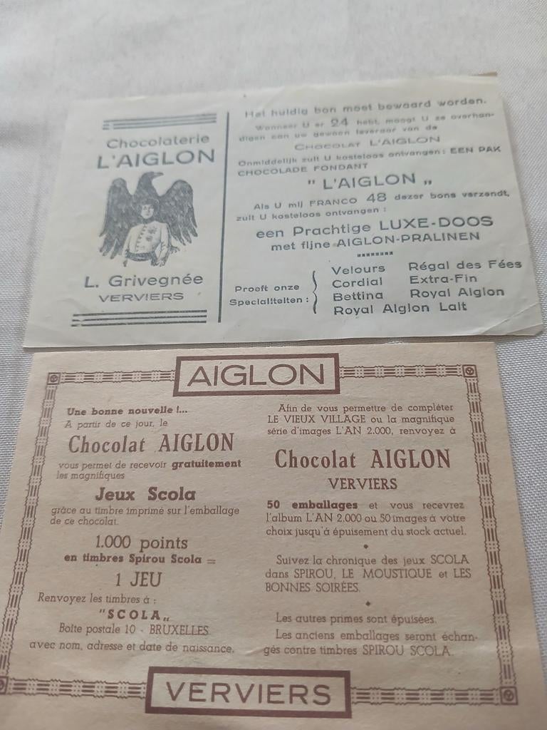 Chocolade l aiglon, Ophalen of Verzenden