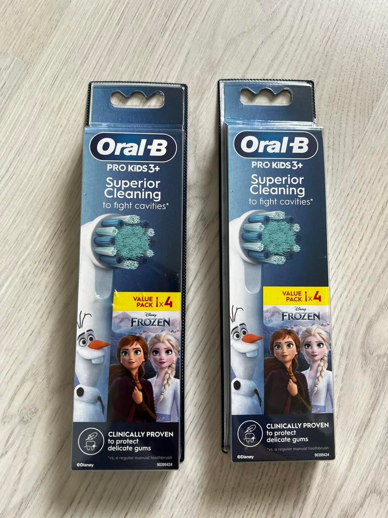 Oral-B Pro Kids Disney Frozen 2 x 4 Opzetborstels, Enlèvement, Neuf