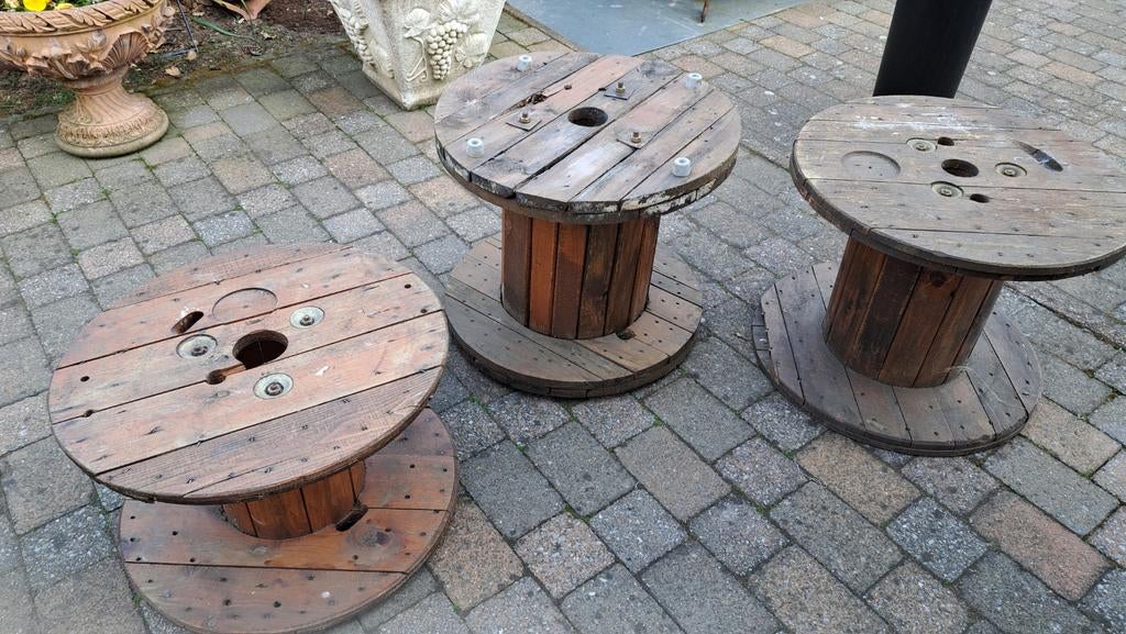 Houten bobijnen, Ophalen