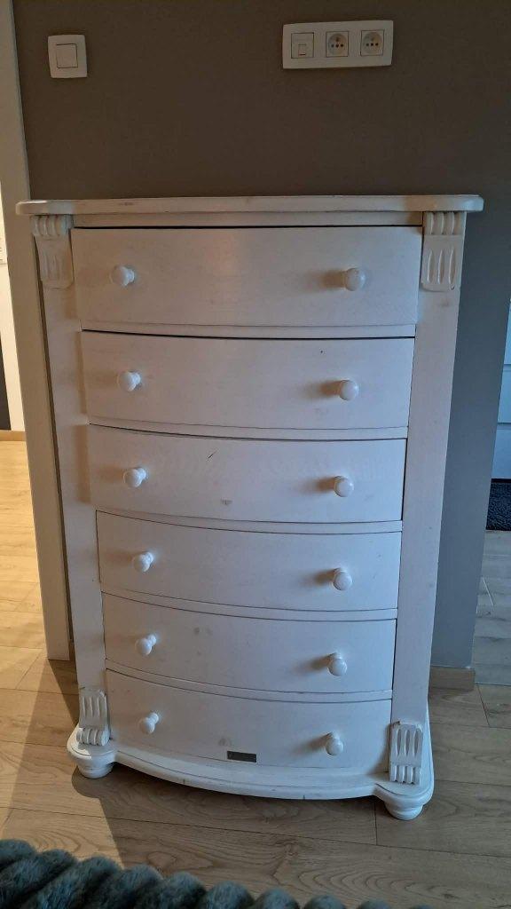 Commode Lifestyle blanche – 6 tiroirs – 1208050 cm, Maison & Meubles, Armoires | Commodes, Utilisé, 100 à 150 cm, 50 à 100 cm