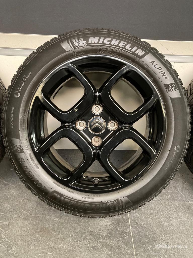 16” originele Citroen C4 Cactus velgen + winterbanden 4x108, Auto-onderdelen, Banden en Velgen, Gebruikt, -, Banden en Velgen