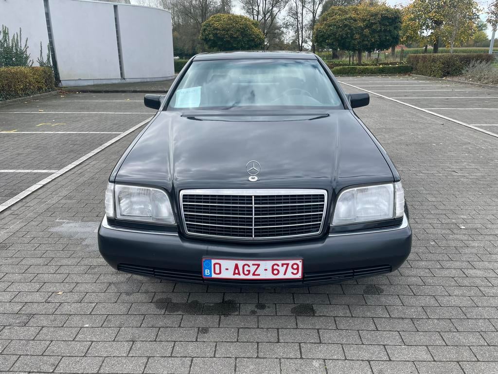 Mercedes W140 300SE oldtimer, Automaat, 4 deurs, Achterwielaandrijving, Zwart