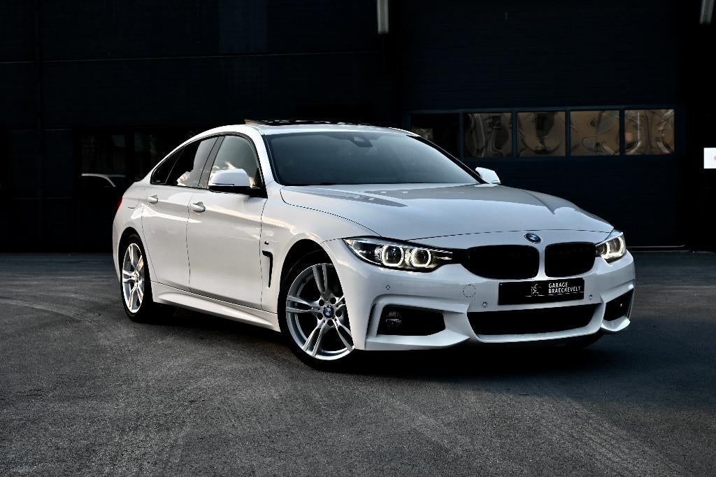 BMW 420dAS Gran Coupe Mpack Navipro HUD Pano Camera, Autos, BMW, Cuir, Achat, Euro 6, Entreprise
