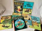 Set van 7 albums van TINTIN, Gelezen, Ophalen of Verzenden, Meerdere stripboeken, Hergé