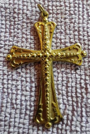 croix religieuse cuivre (x2051), Collections, Religion, Utilisé, Christianisme | Catholique, Bijoux, Enlèvement ou Envoi