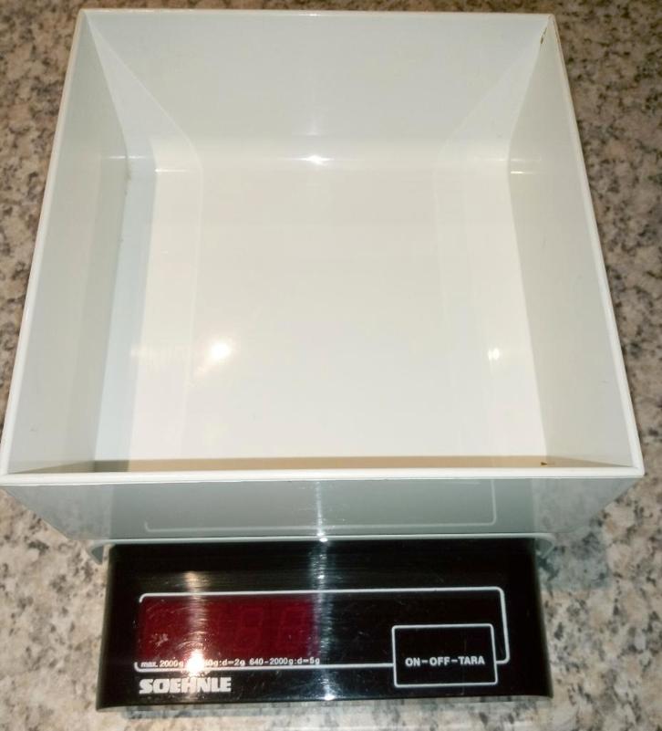 Balance de cuisine Soehnle jusqu'à 2 kg, Electroménager, Balances, Comme neuf, Balance de cuisine, Moins de 10 kg, Enlèvement