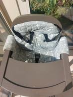 chaise haute enfant, en bois, stable, réglable et évolutive., Enlèvement, Utilisé, Chaise de table, Ceinture(s)