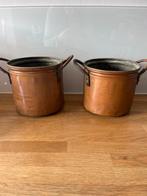 2 marmites anciennes en cuivre, Antiquités & Art, Enlèvement