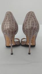 778C* Casadei - sexy lila/paarse leren pumps (41), Pumps, Overige kleuren, Verzenden, Gedragen