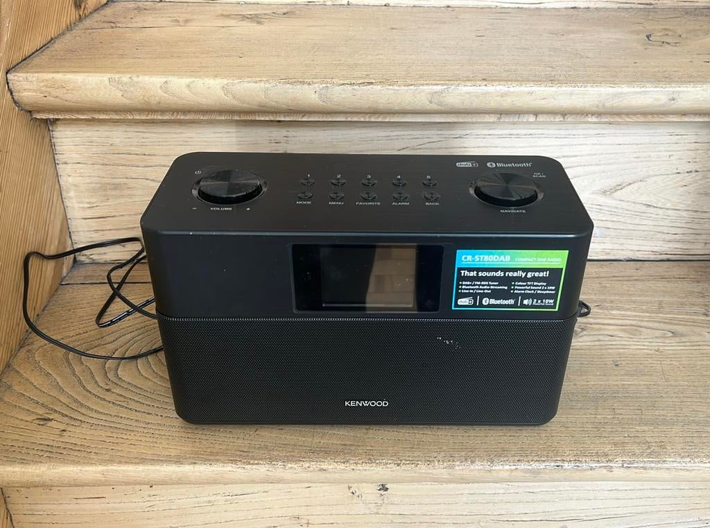 Radio Kenwood Blootooth, TV, Hi-fi & Vidéo, Radios, Enlèvement, Comme neuf, Radio