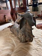 Stier Bronzen beeld - Nandi, Antiek en Kunst, Ophalen, Brons