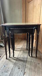 Salon 3 bijzettafeltje, inschuifbaar: weg voir 2/4/26, Huis en Inrichting, Ophalen, Gebruikt, 50 tot 100 cm, Klassiek
