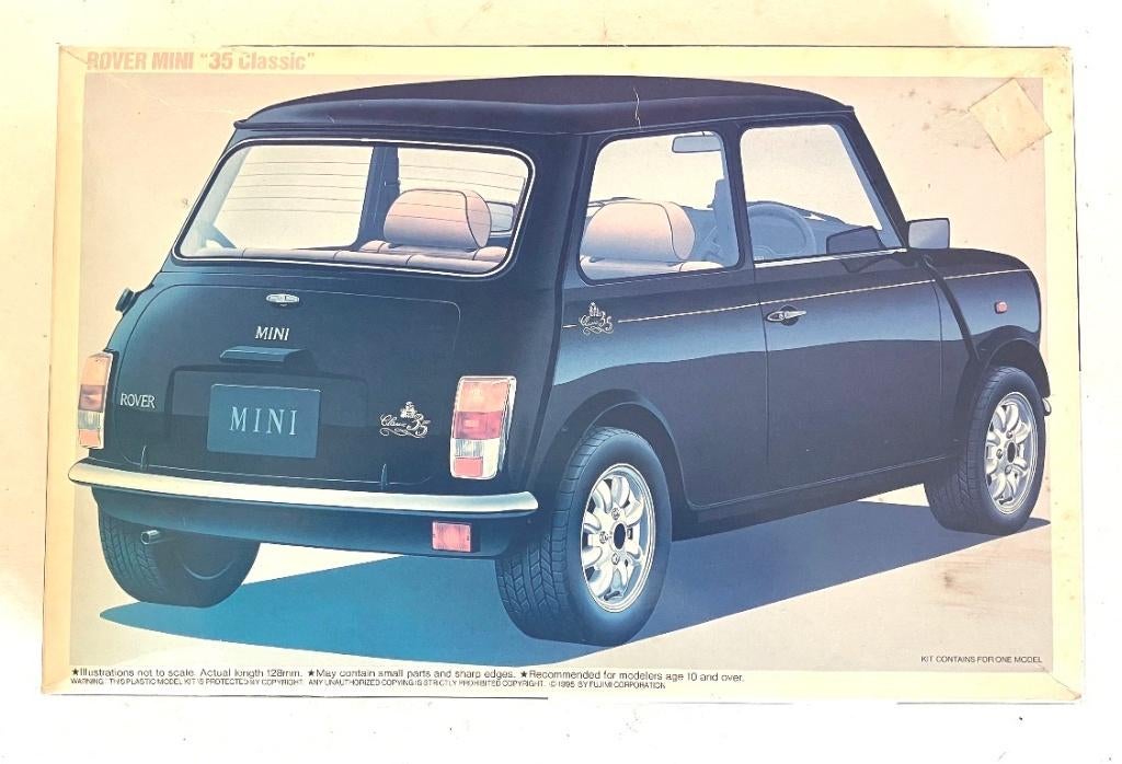 MINI “ CLASSIC 35 “ bouwdoos Fujimi schaal 1:24., Hobby & Loisirs créatifs, Modélisme | Voitures & Véhicules, Comme neuf, Voiture