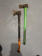 2 haches / merlins de bûcheron, Jardin & Terrasse, Enlèvement, Comme neuf