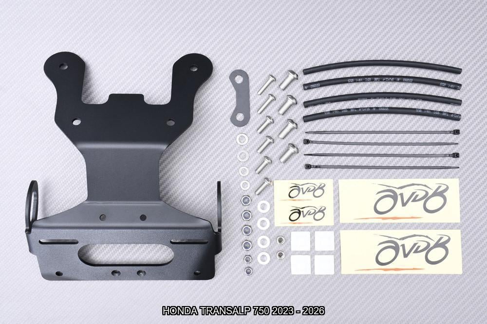 Support de plaque Court AVDB HONDA TRANSALP 750 2023 - 2026