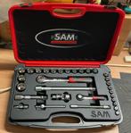 COFFRET SAM MIXTE 1/4  + 1/2 neuf clé à douilles et cliquets, Enlèvement, Neuf