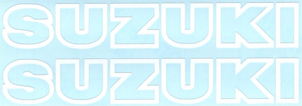 Suzuki sticker set #18, Motos, Accessoires | Autocollants, Envoi