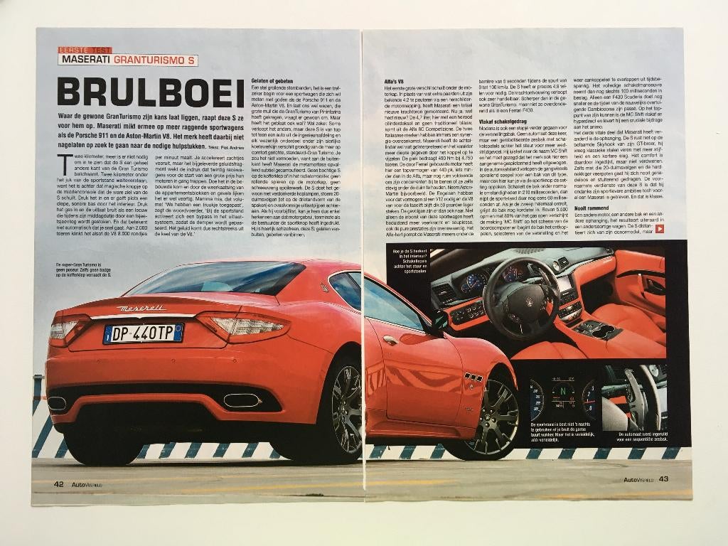 Artikel Maserati GranTurismo, Ophalen of Verzenden, Zo goed als nieuw, Overige merken