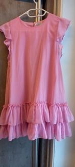 roze soepelvallende jurk met ruffles mayoral maat 152, Kinderen en Baby's, Meisje, MAYORAL, Ophalen of Verzenden, Zo goed als nieuw
