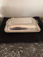 Plat à couvercle métal argenté anglais, Ophalen, Zilver