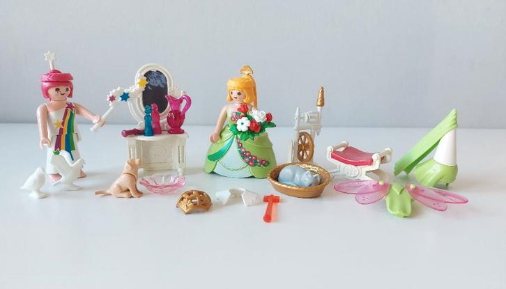 Playmobil Multiset Meisjes - set 4338 en Toverfee - set 4676, Kinderen en Baby's, Speelgoed | Playmobil, Gebruikt, Los Playmobil