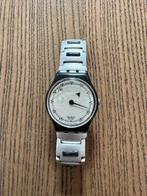 Montre Swatch Gent turnover GB417 vintage fonctionne, Montre-bracelet, Enlèvement ou Envoi, Swatch, Acier