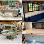 Volledig Naaiatelier Te Koop Machines & Tafels, Hobby en Vrije tijd, Ophalen, Gebruikt, Naaimachine, Industrieel
